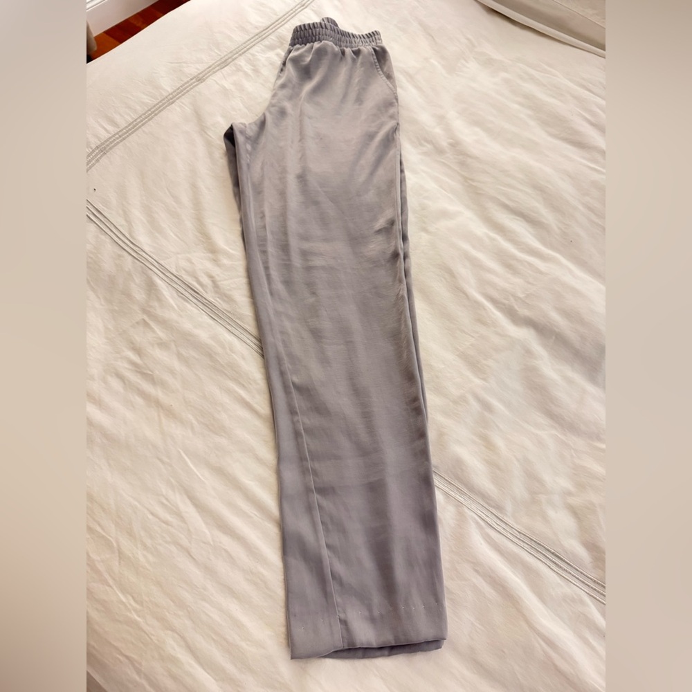 BCBG Silk Gray Pants